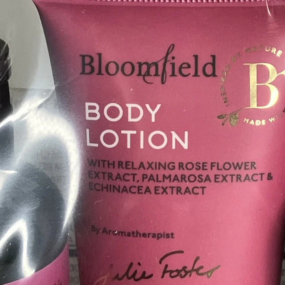 Bloomfield Relaxing Rose Shower Gel‎ Bubble Bath Body Lotion Set